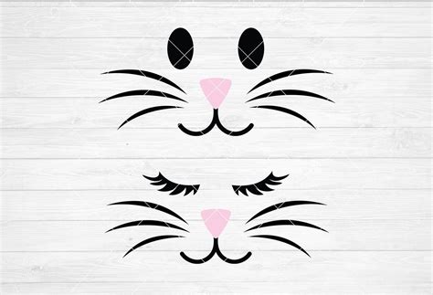 Download Free Rabbit Face SVG / DXF / PNG Files Cameo